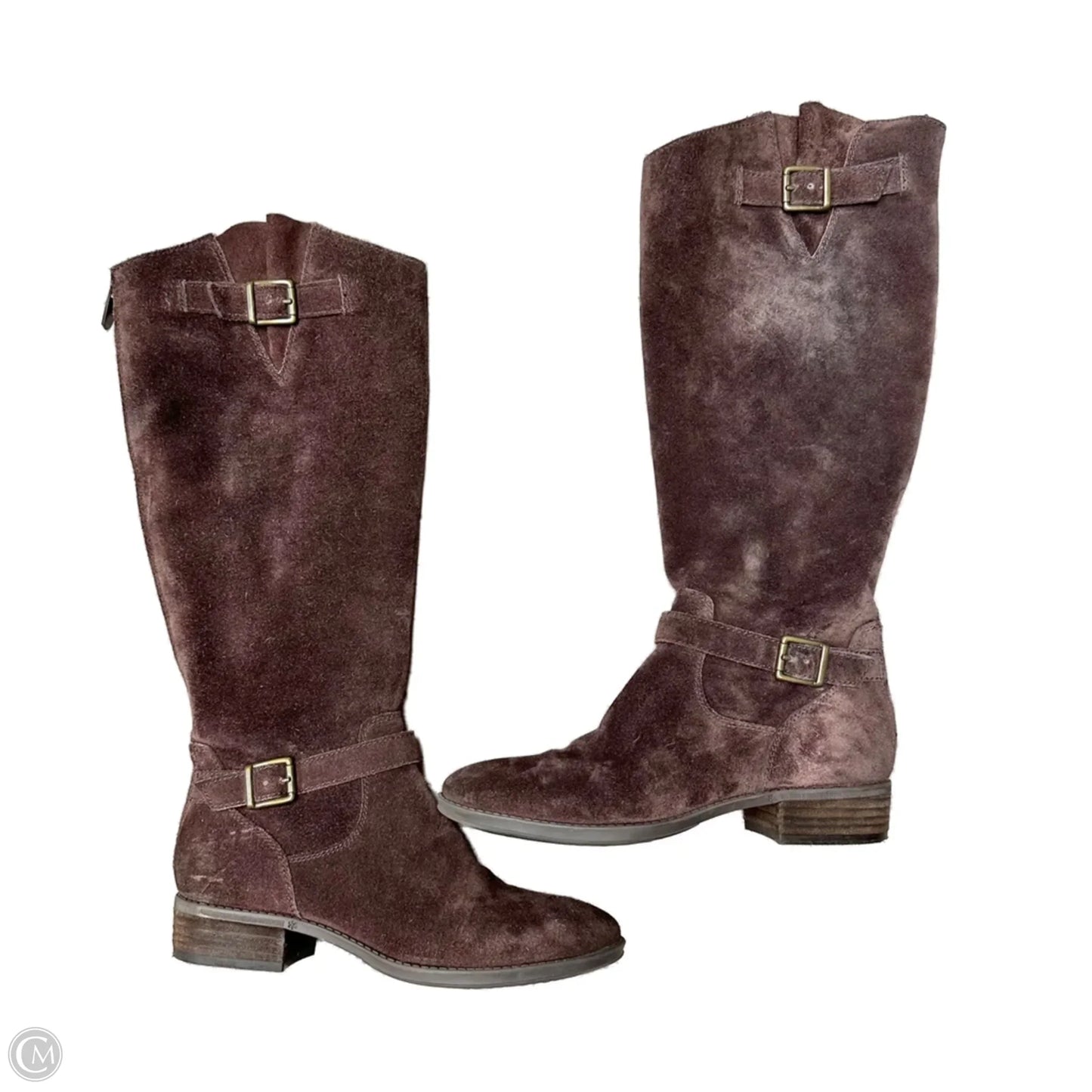 Boots Knee Heels By Sam Edelman In Brown, Size: 7