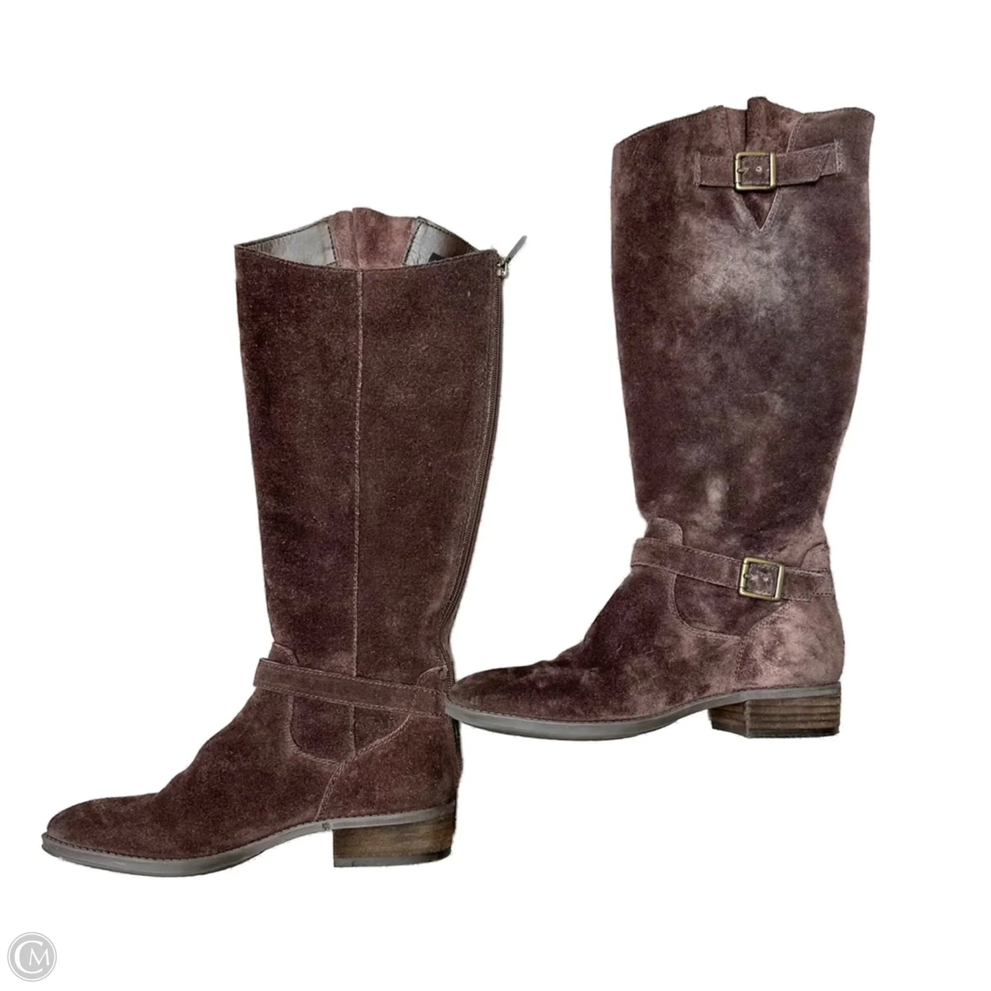 Boots Knee Heels By Sam Edelman In Brown, Size: 7