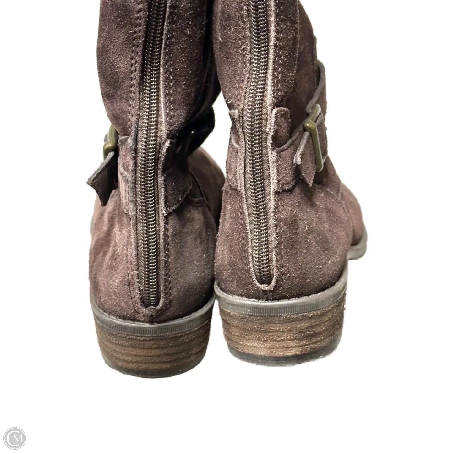 Boots Knee Heels By Sam Edelman In Brown, Size: 7