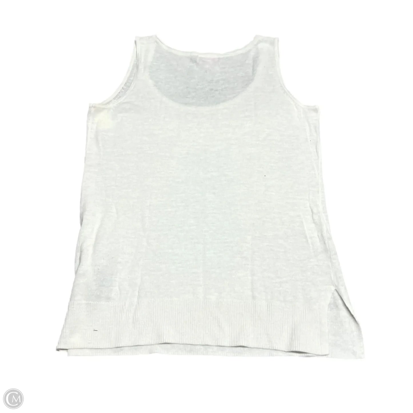 Top Sleeveless Designer By Lilly Pulitzer In Cream, Size: M