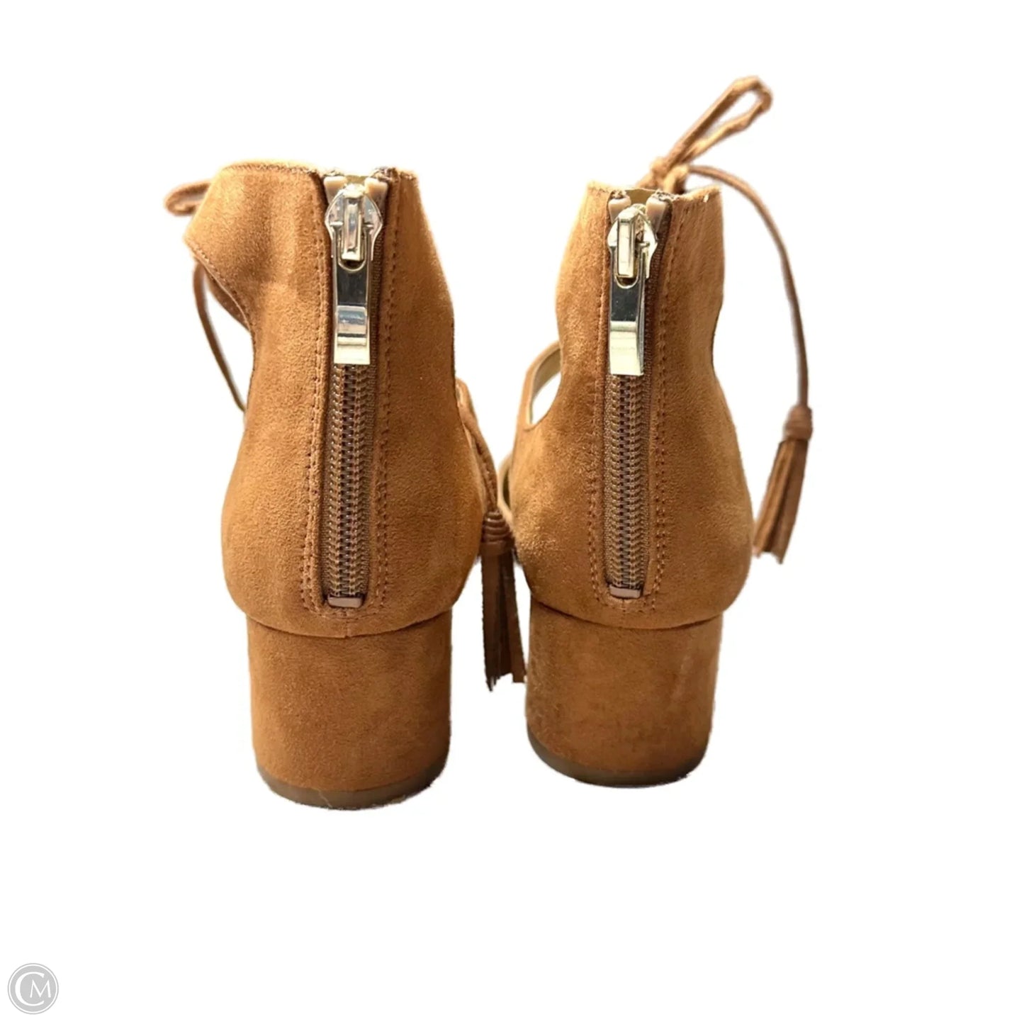 Shoes Heels Block By Franco Sarto In Brown, Size: 7