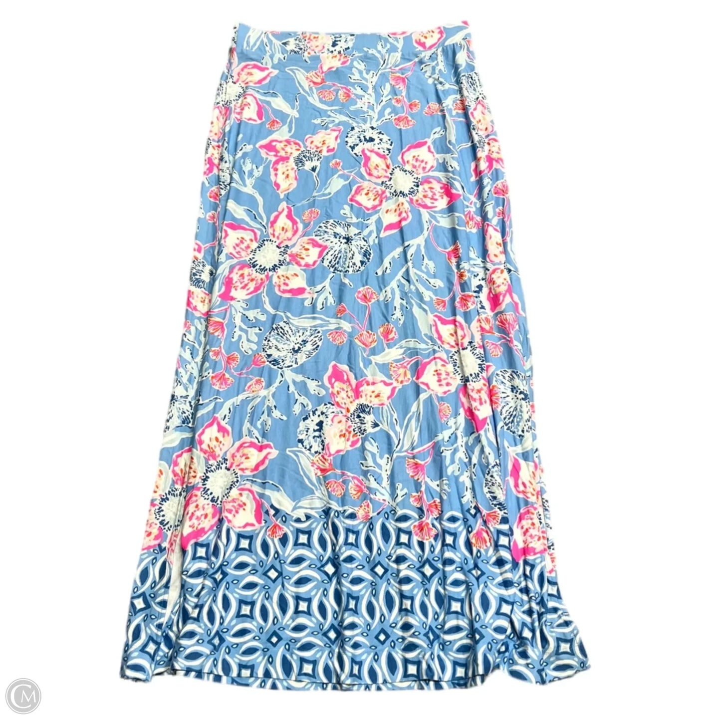 Skirt Designer By Lilly Pulitzer In Blue & Pink, Size: L