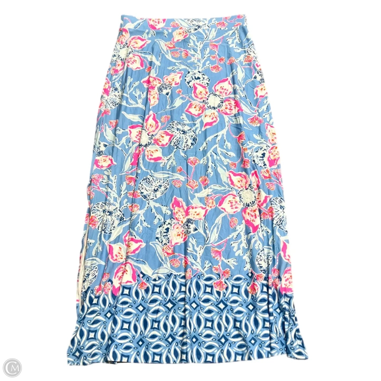 Skirt Designer By Lilly Pulitzer In Blue & Pink, Size: L