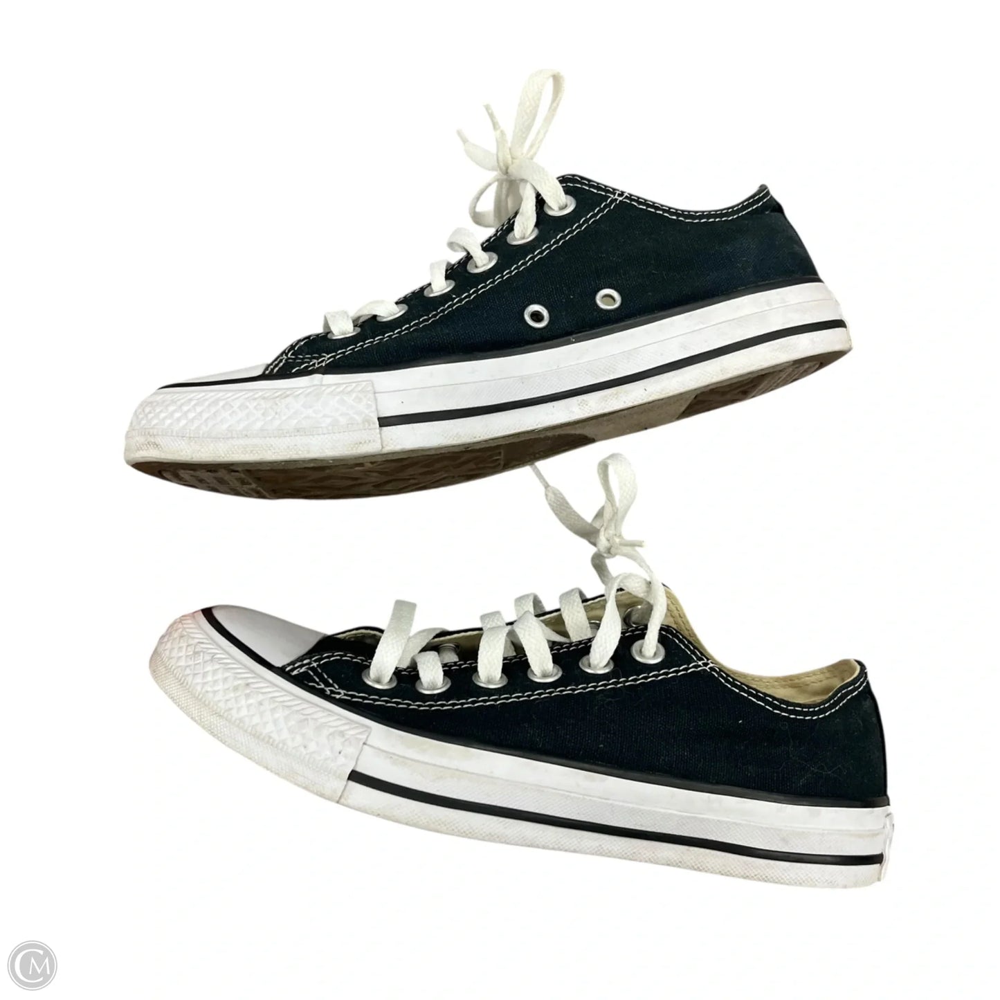 Shoes Sneakers By Converse In Black & White, Size: 7