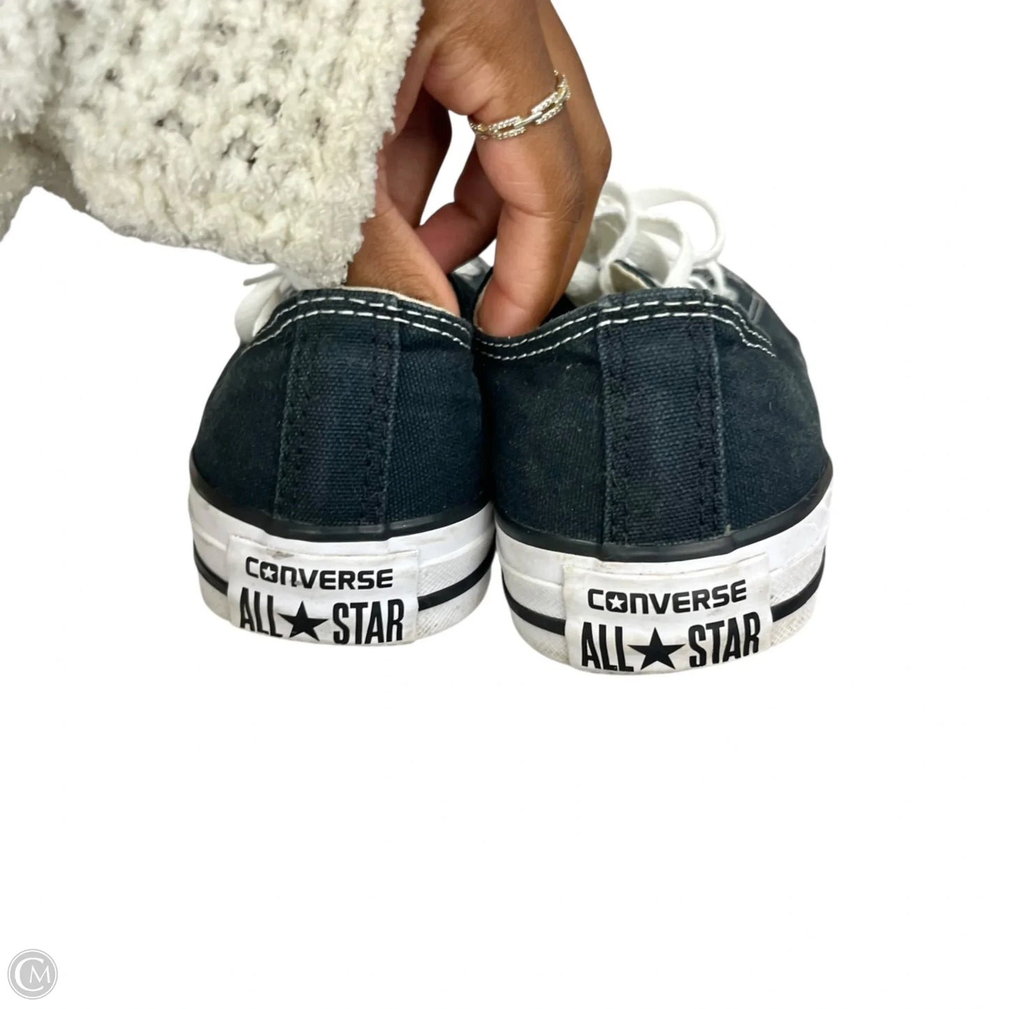 Shoes Sneakers By Converse In Black & White, Size: 7