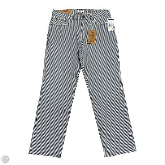 Jeans Straight By Kensie In Striped Pattern, Size: 8