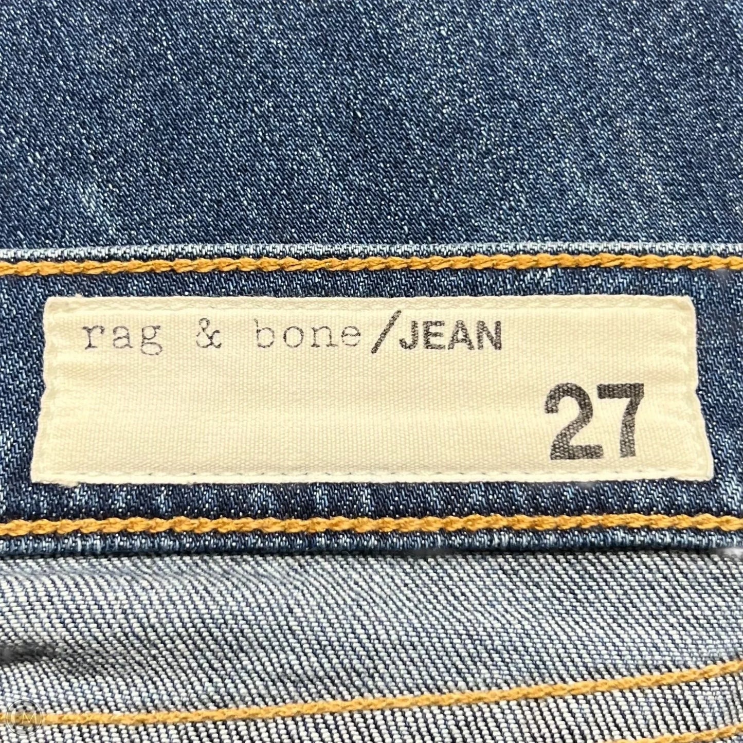 Jeans Boyfriend By Rag And Bone In Blue Denim, Size: 4