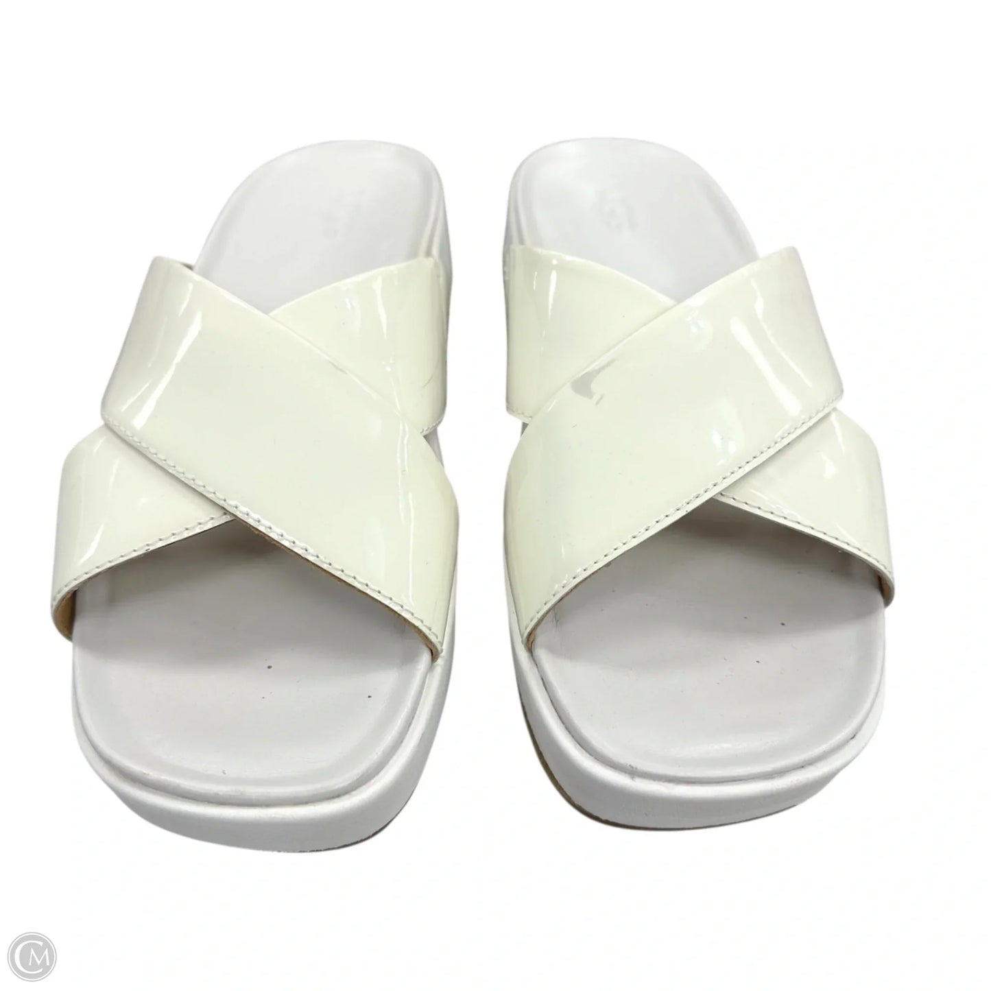 Sandals Designer By Ugg In White, Size: 5.5
