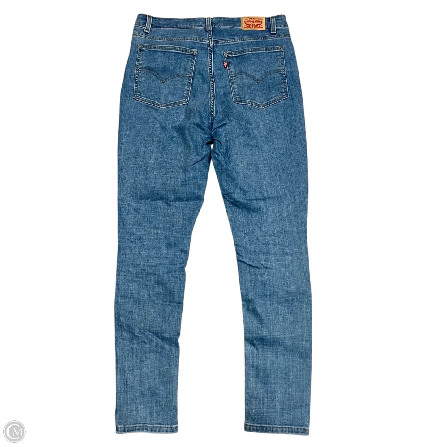 Jeans Skinny By Levis In Blue Denim, Size: 14