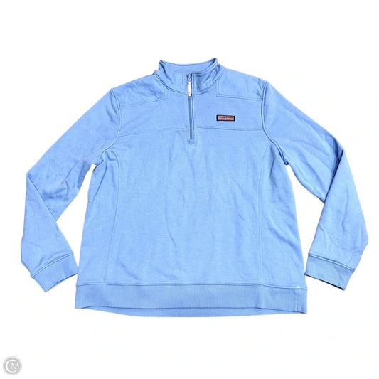 Sweatshirt Collar By Vineyard Vines In Blue, Size: Xl