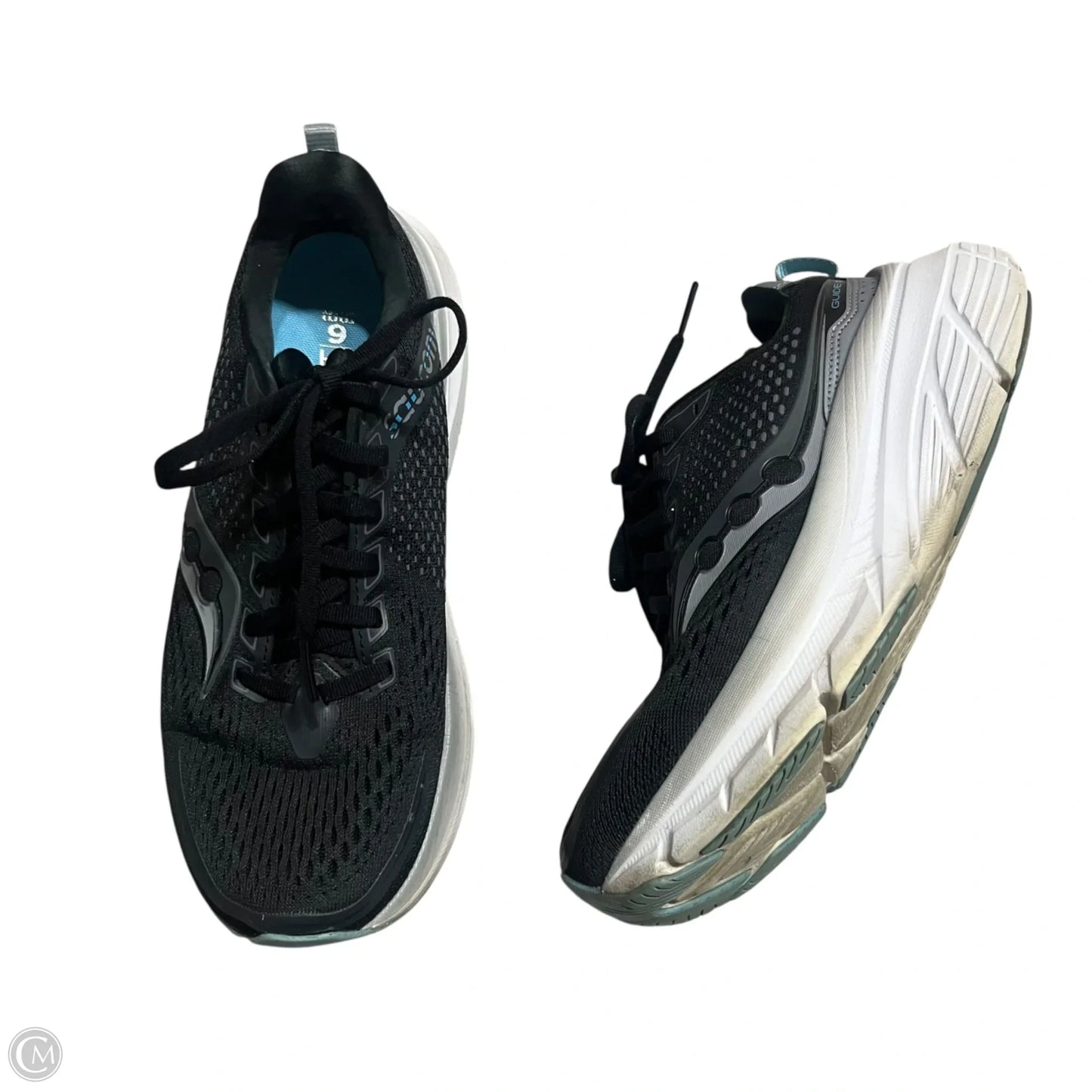 Shoes Athletic By Saucony In Black & Grey, Size: 8.5
