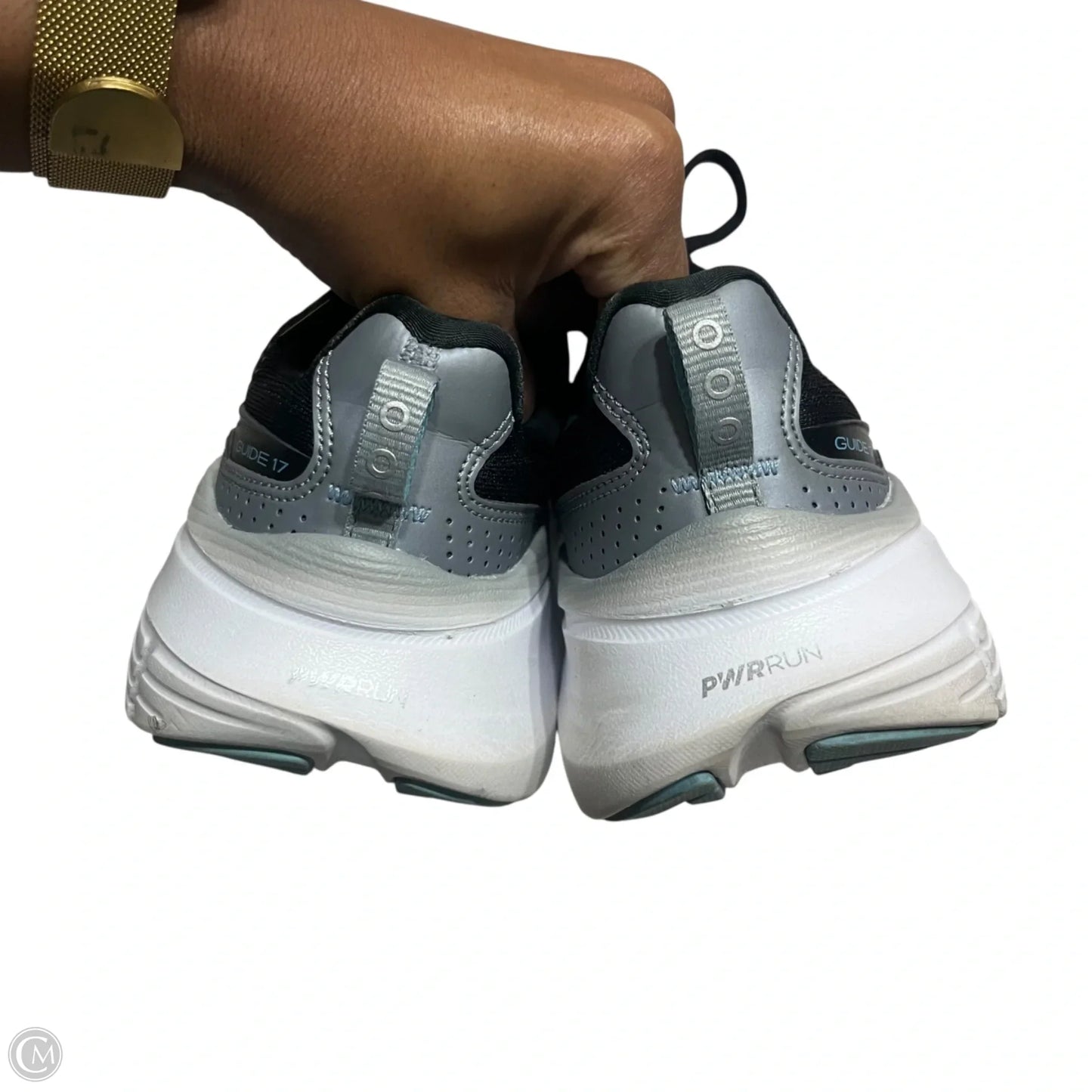 Shoes Athletic By Saucony In Black & Grey, Size: 8.5