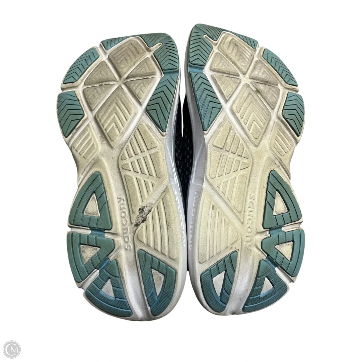 Shoes Athletic By Saucony In Black & Grey, Size: 8.5