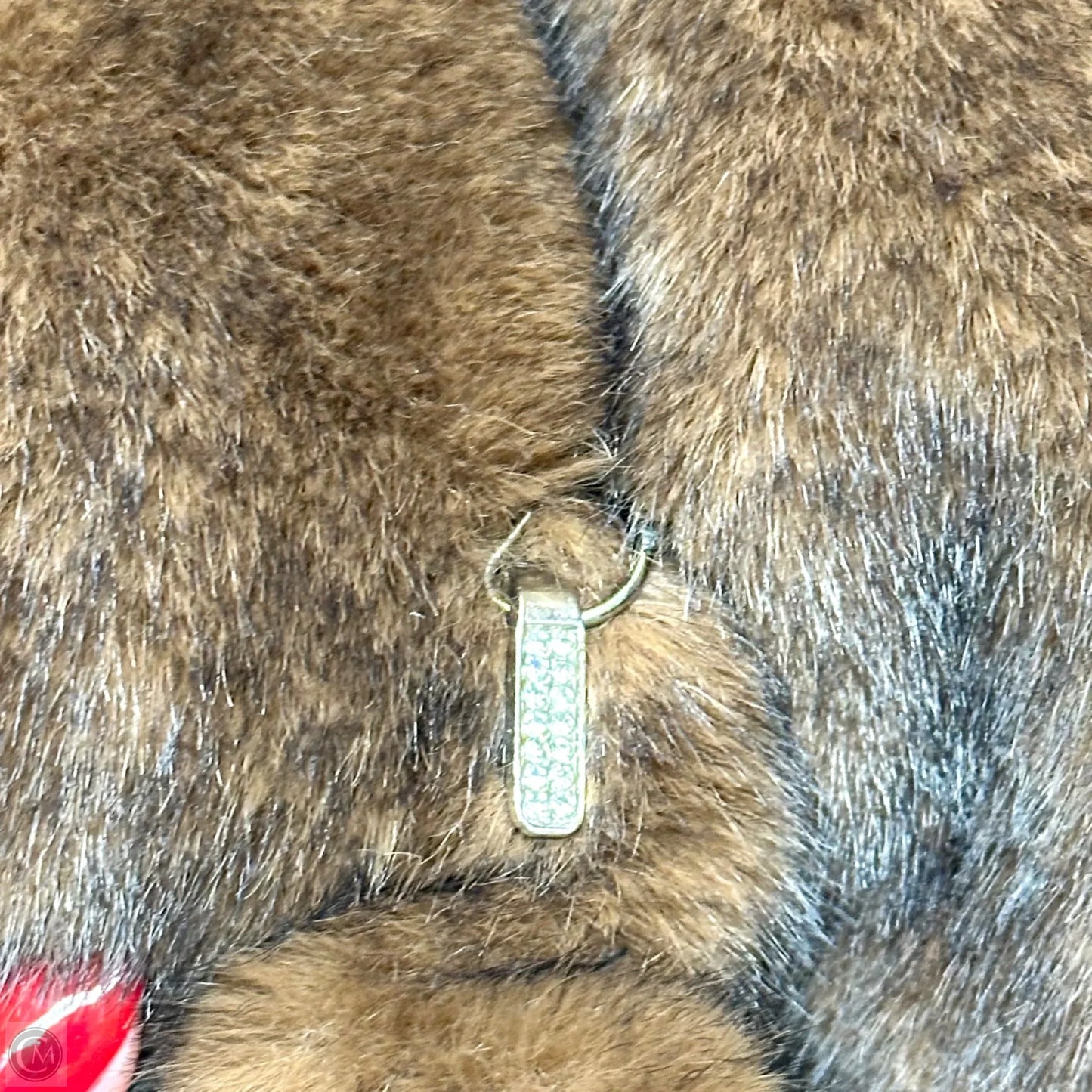 Coat Faux Fur & Sherpa By Kaidiluolan In Brown, Size: S