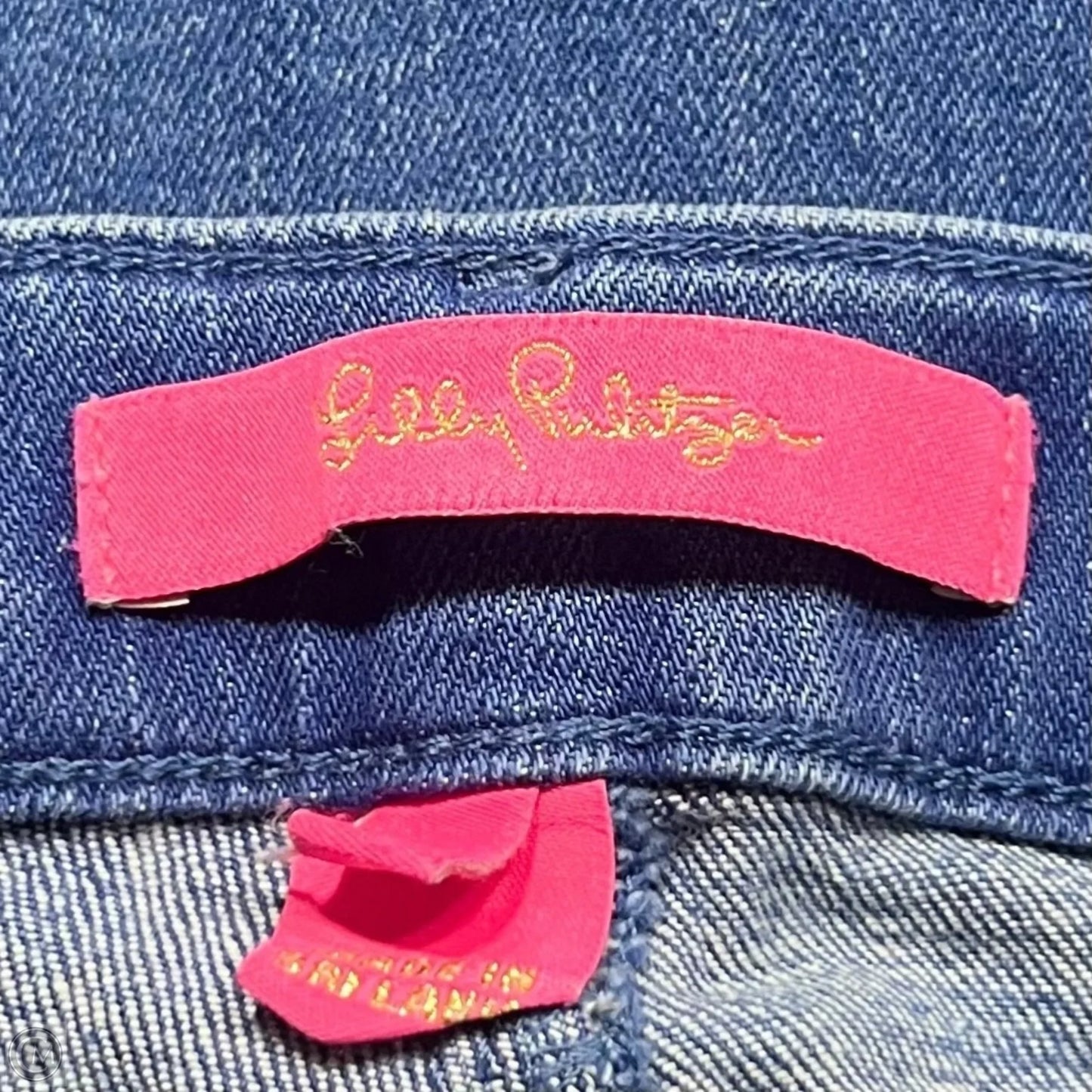 Jeans Designer By Lilly Pulitzer In Blue Denim, Size: 0