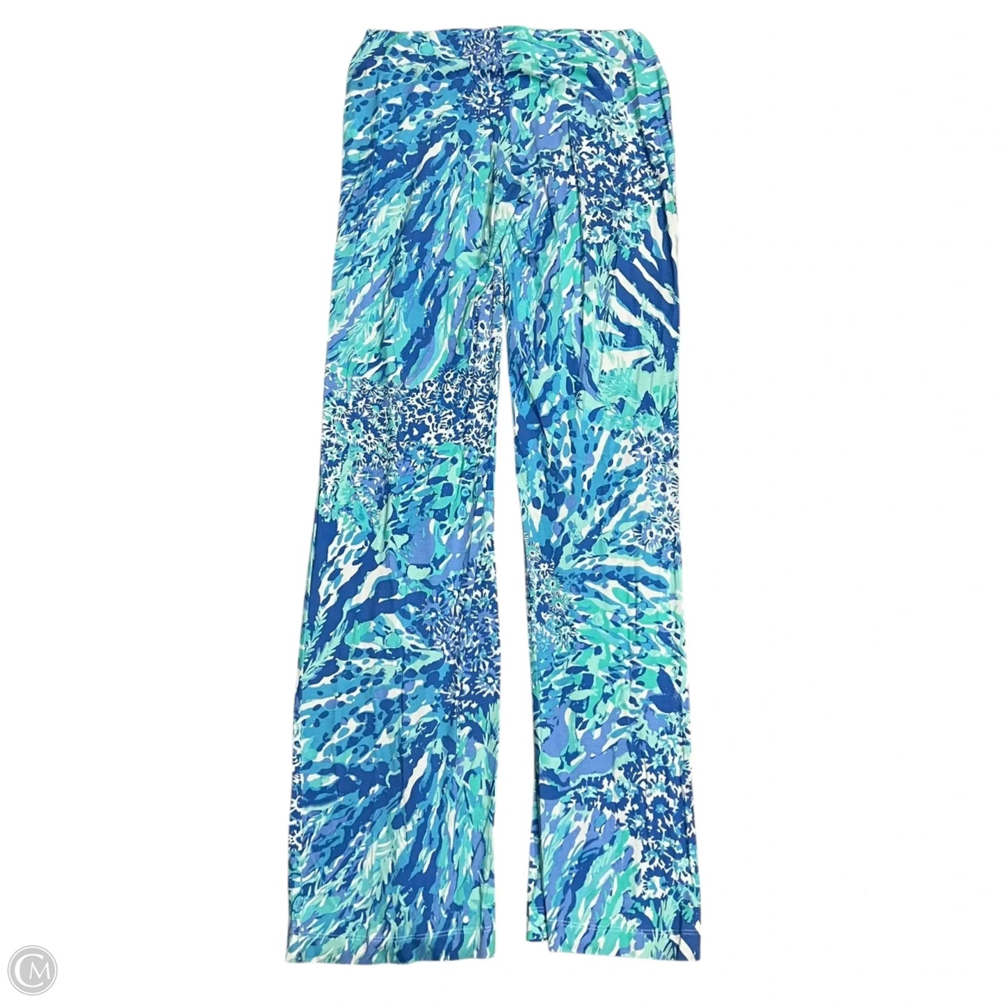 Pants Designer By Lilly Pulitzer In Blue & White, Size: Xxs