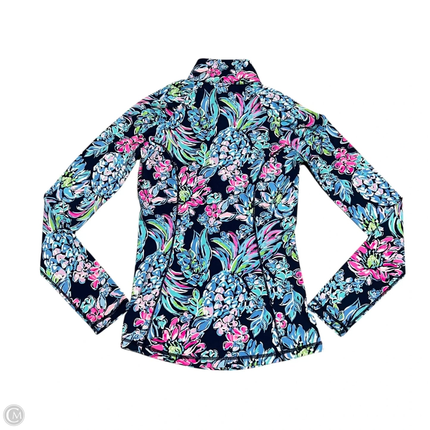 Jacket Designer By Lilly Pulitzer In Blue & Green, Size: Xxs