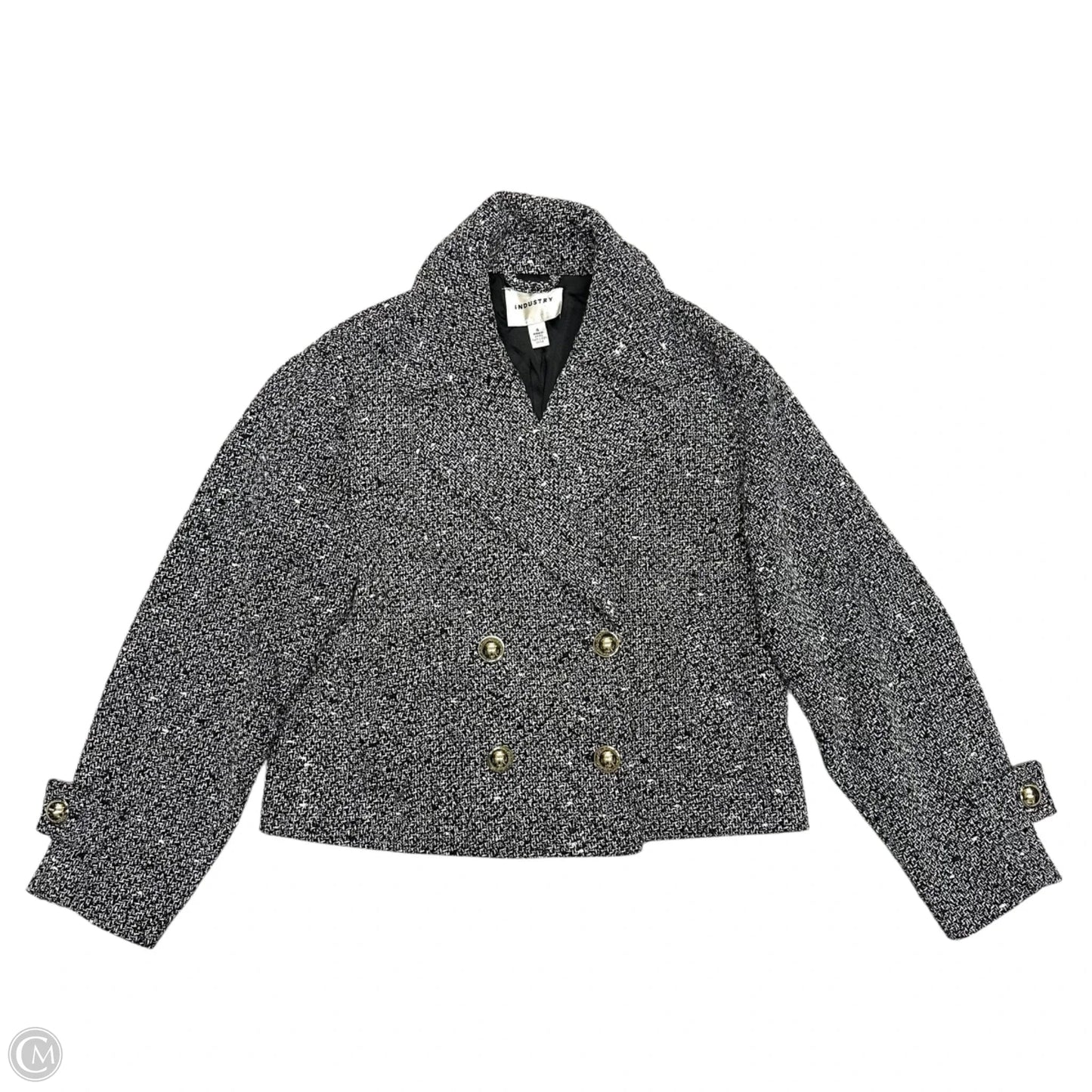 Blazer By Industry In Black & Cream, Size: Small