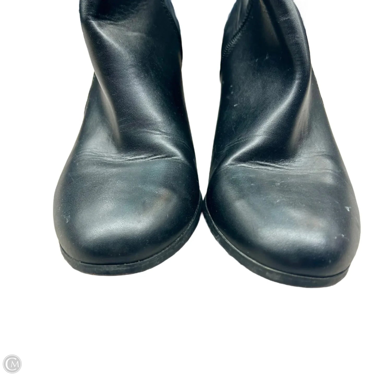 Boots Ankle Heels By Adrienne Vittadini In Black, Size: 9.5