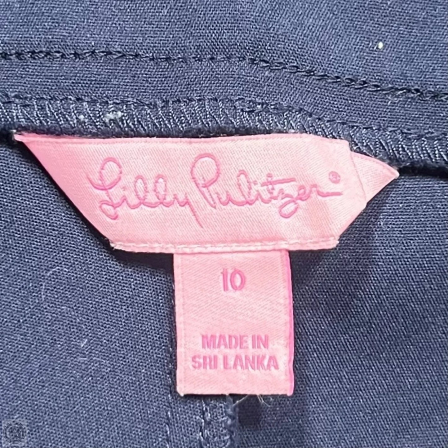 Pants Designer By Lilly Pulitzer In Navy, Size: 10