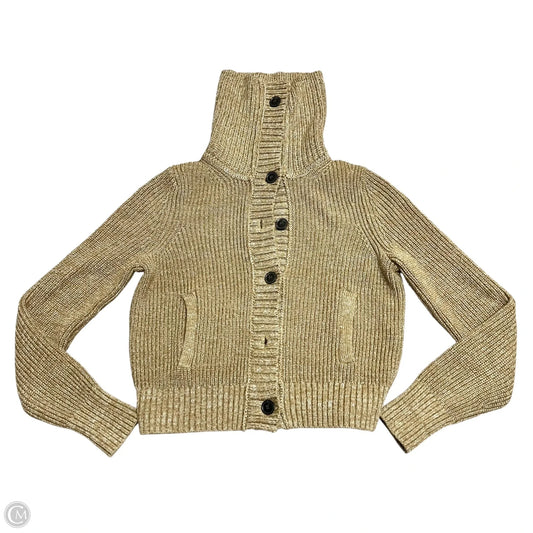 Sweater Cardigan By Banana Republic In Tan, Size: Xs