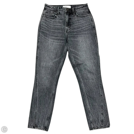 Jeans Skinny By Abercrombie And Fitch In Grey Denim, Size: 4