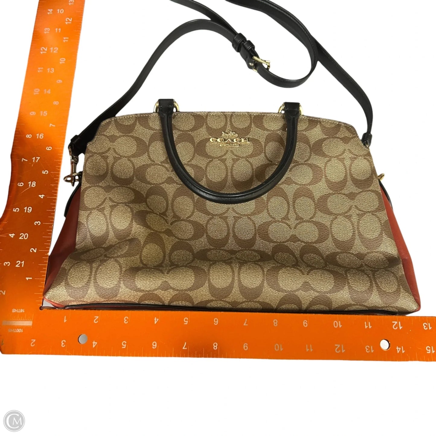 Crossbody Designer By Coach, Size: Medium