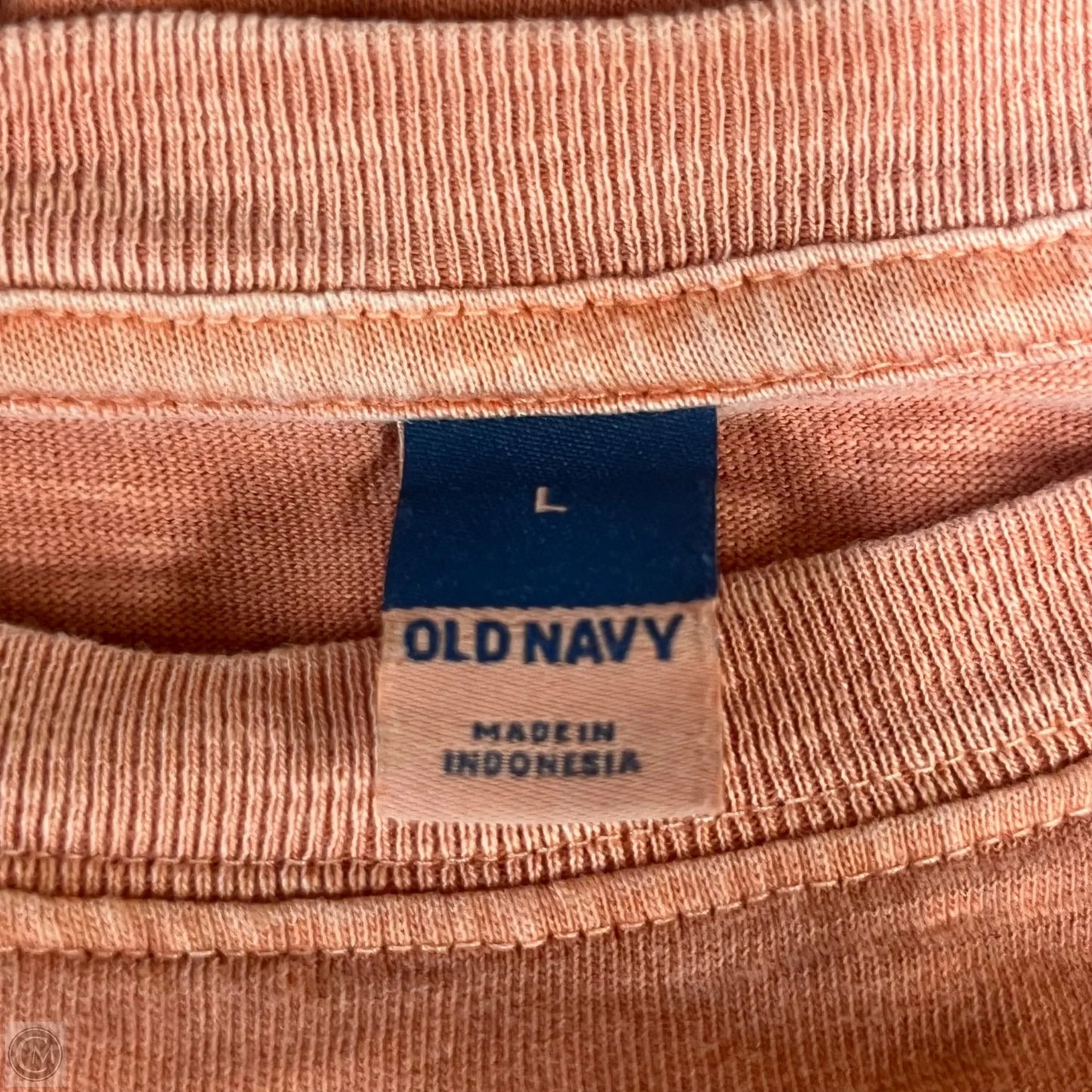 Top Short Sleeve Basic By Old Navy In Orange, Size: L
