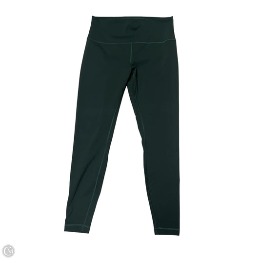Athletic Leggings By Lululemon In Green, Size: 12