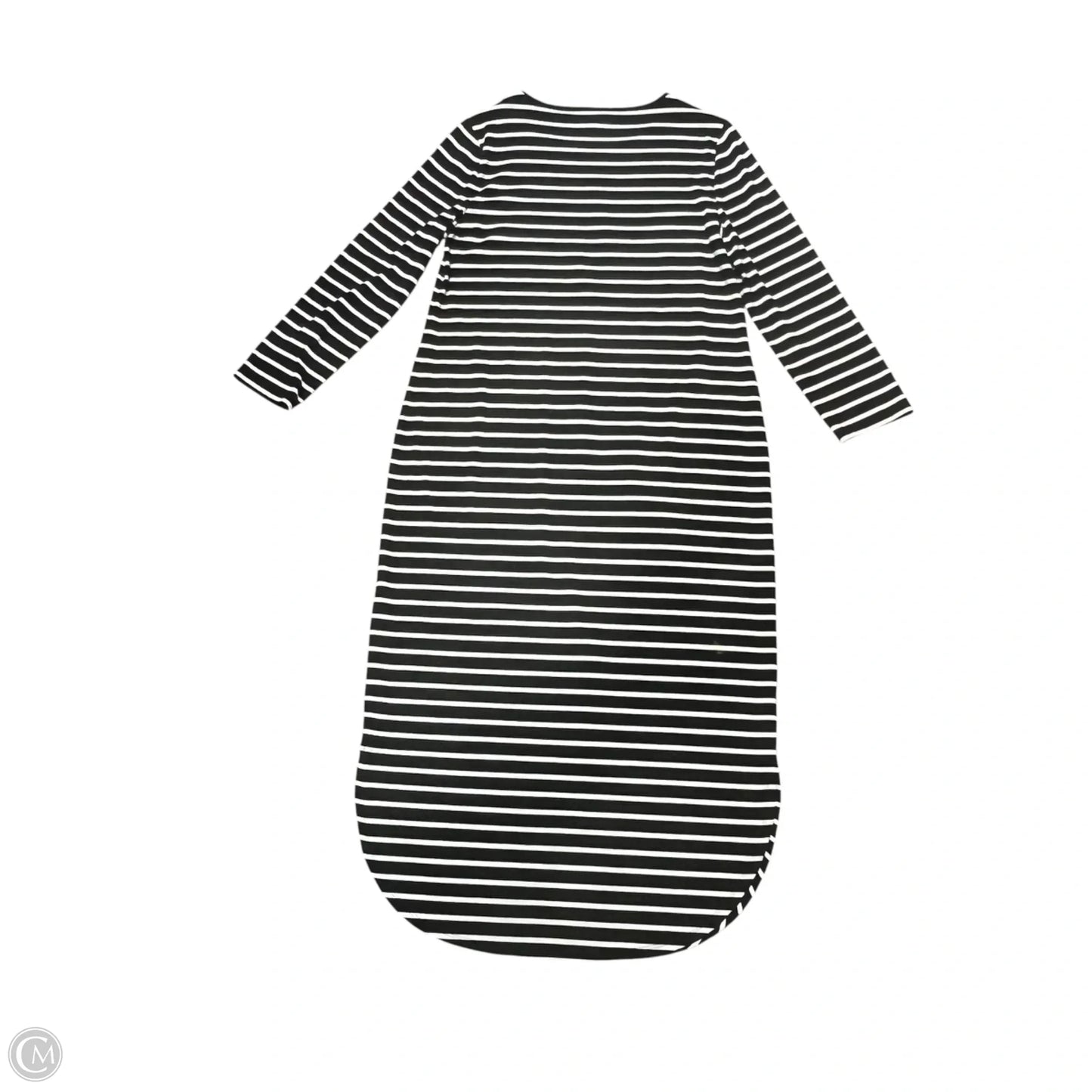 Dress Casual Maxi By Chicos In Striped Pattern, Size: 8