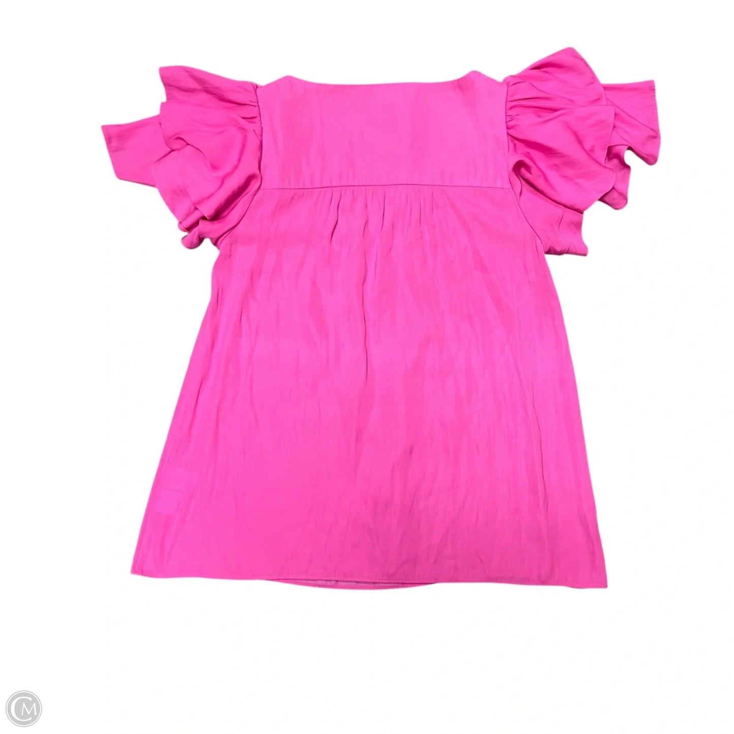 Top Short Sleeve Designer By Lilly Pulitzer In Pink, Size: S