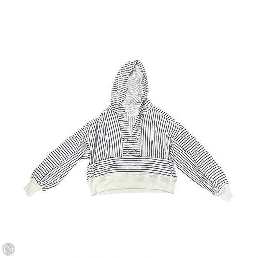 Sweatshirt Hoodie By Pilcro In Striped Pattern, Size: Xxs