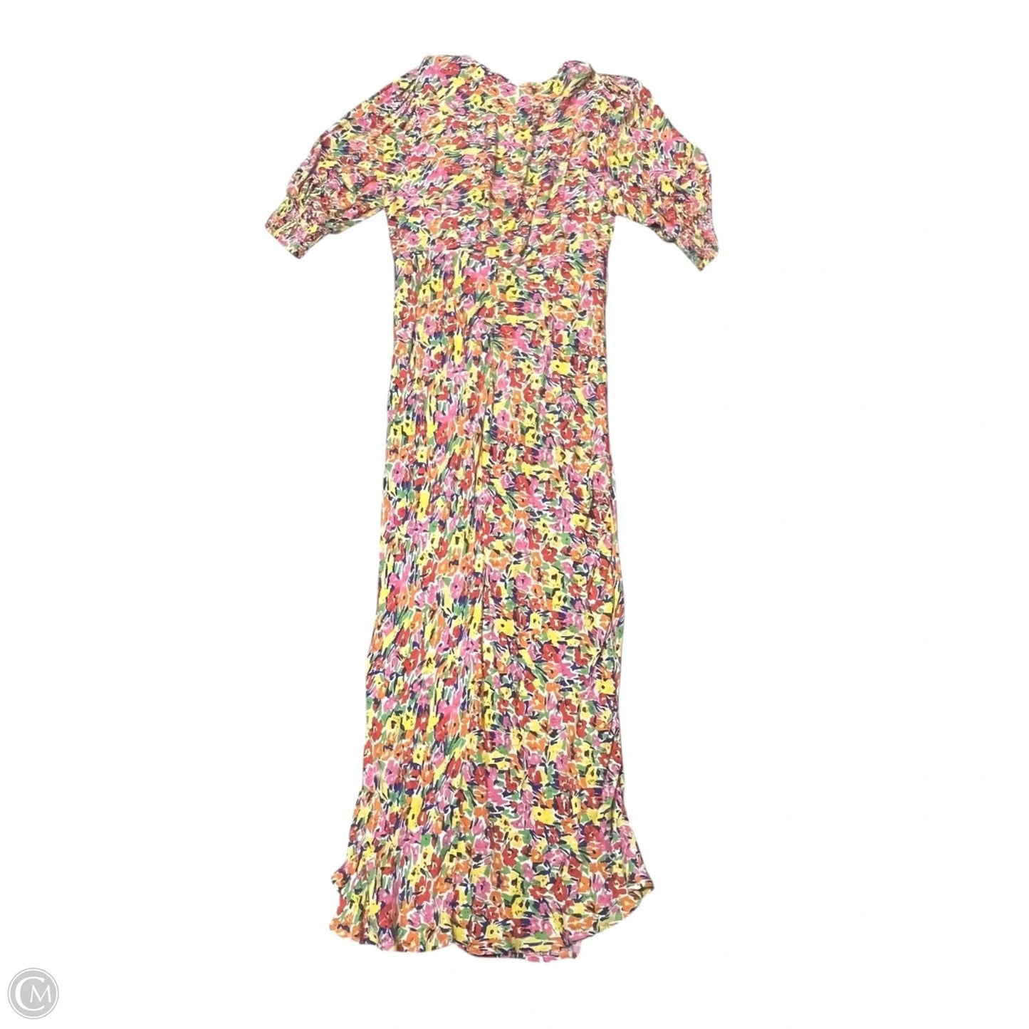 Dress Casual Maxi By Rixo In Rainbow Print, Size: L