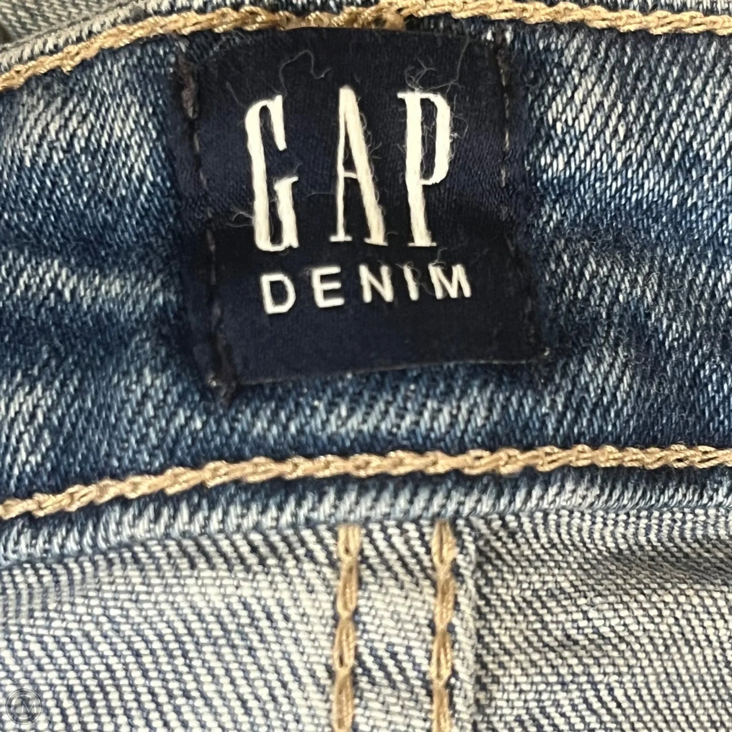 Jeans Skinny By Gap In Blue Denim, Size: 14