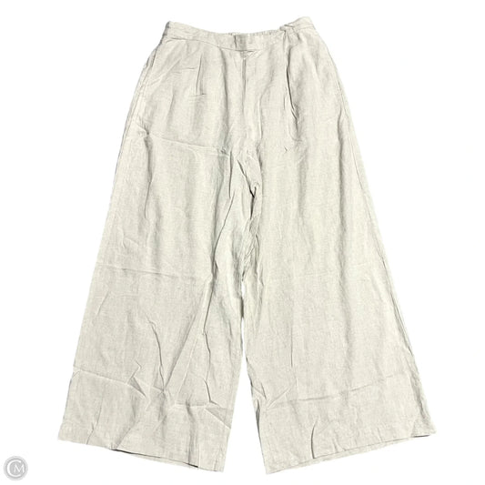 Pants Linen By Madewell In Tan, Size: Xl