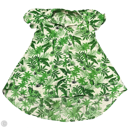 Dress Casual Midi By Her Destiny  In Green & White, Size: L