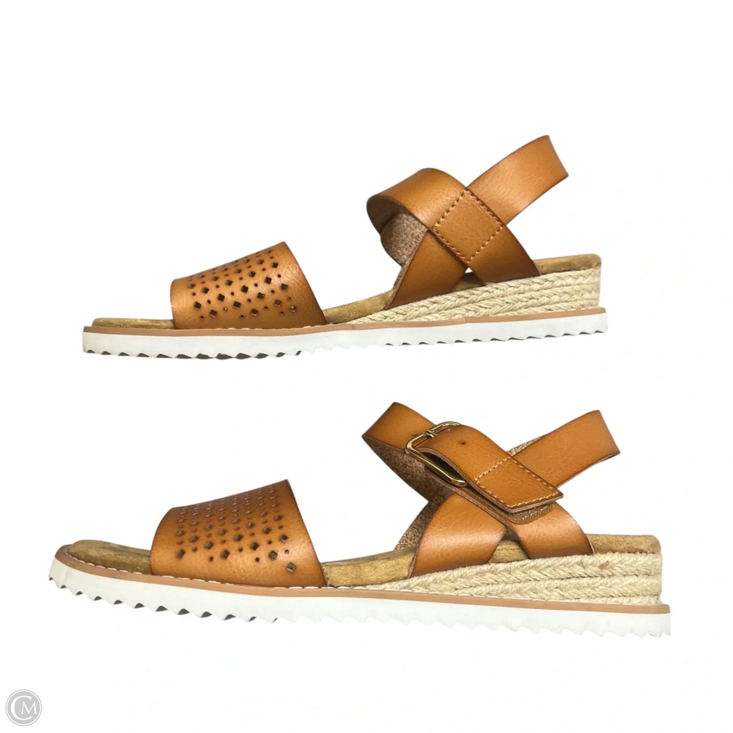 Sandals Flats By Bobs In Tan, Size: 8