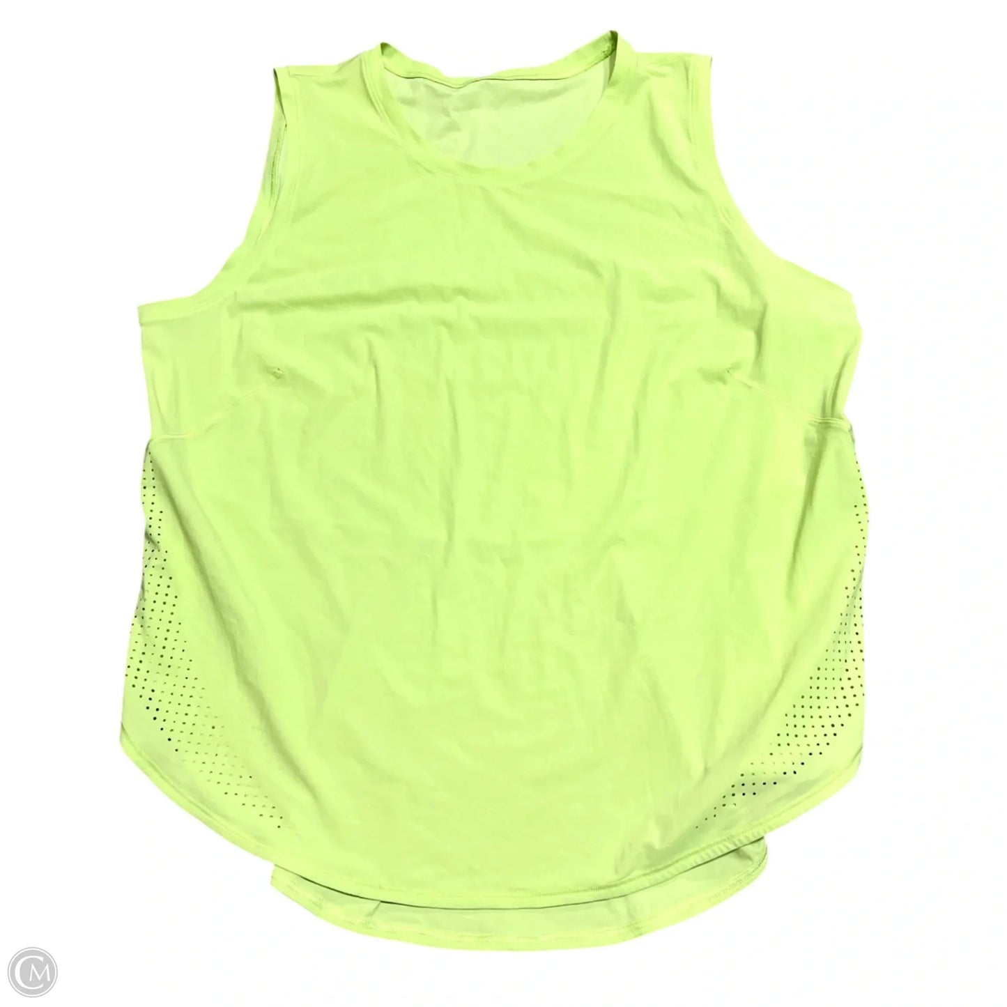 Athletic Tank Top By Lululemon In Green, Size: L