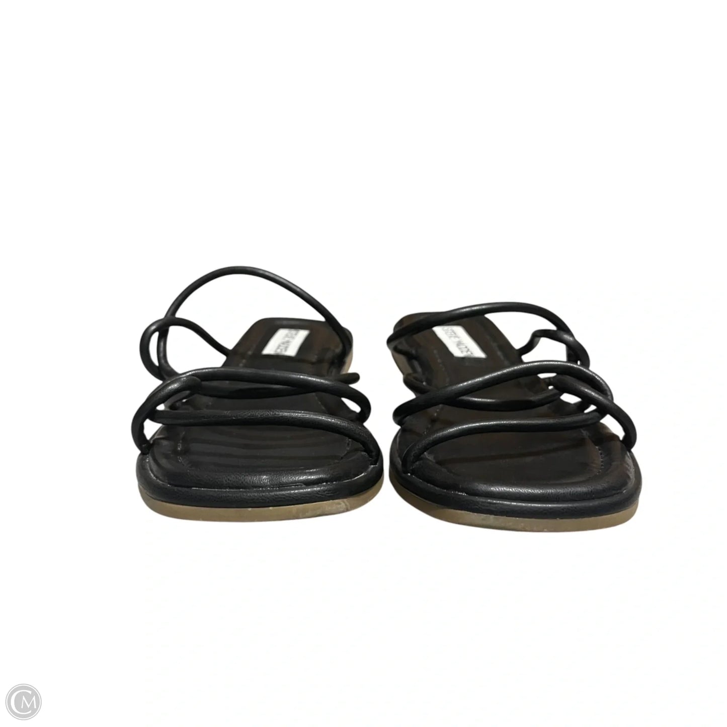 Sandals Flats By Steve Madden In Black, Size: 7.5