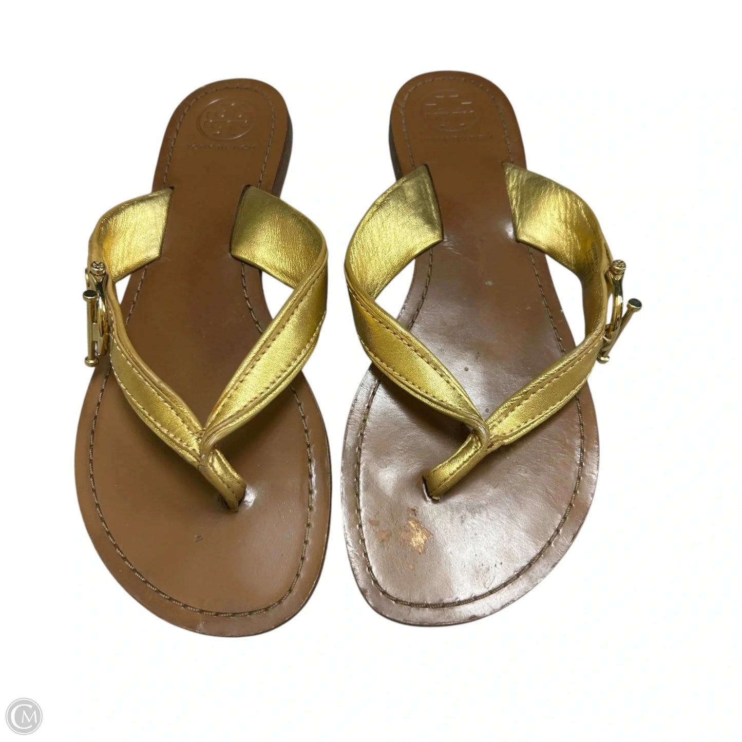 Sandals Designer By Tory Burch In Brown, Size: 9