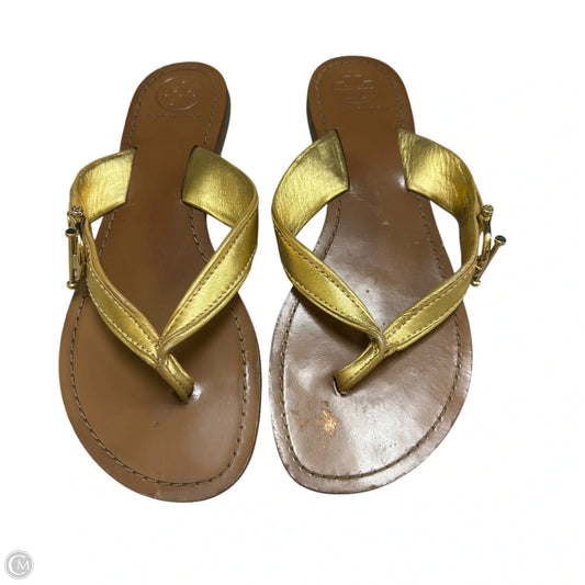 Sandals Designer By Tory Burch In Brown, Size: 9