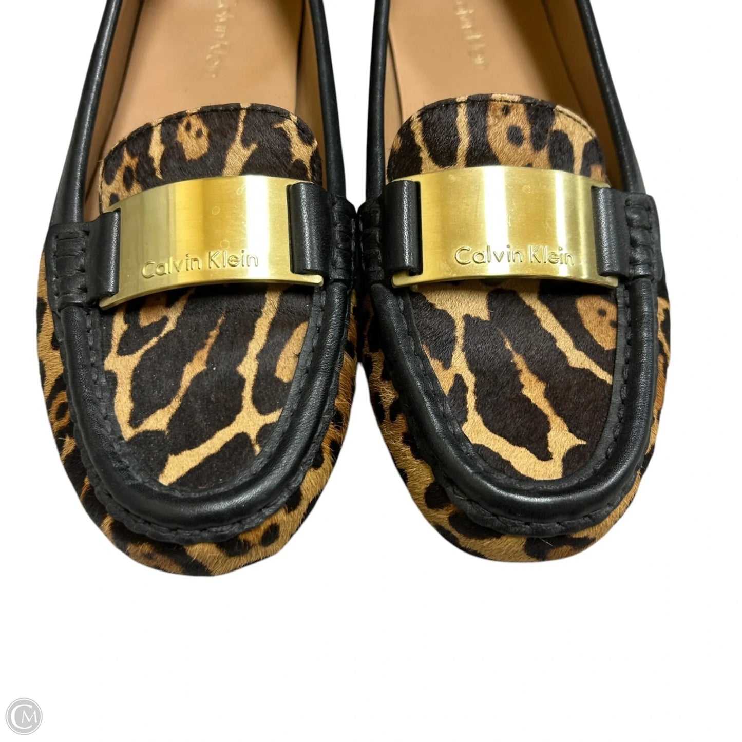 Shoes Flats By Calvin Klein In Animal Print, Size: 6