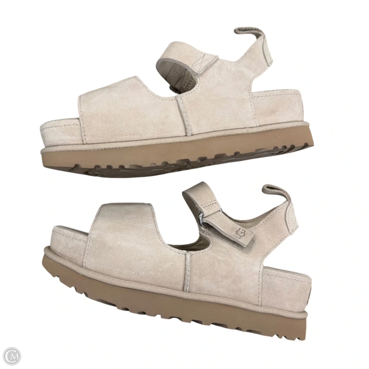 Sandals Designer By Ugg In Tan, Size: 8.5