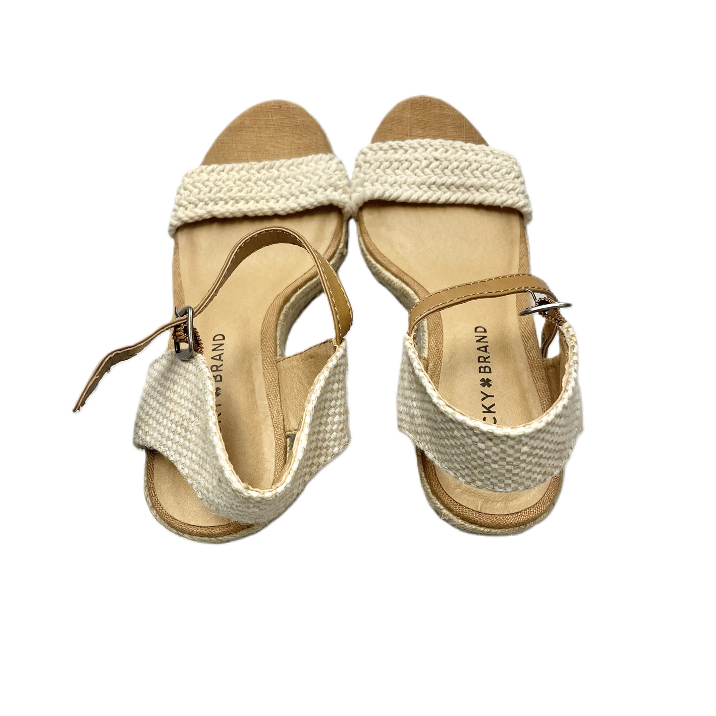 Sandals Heels Wedge By Lucky Brand  Size: 8