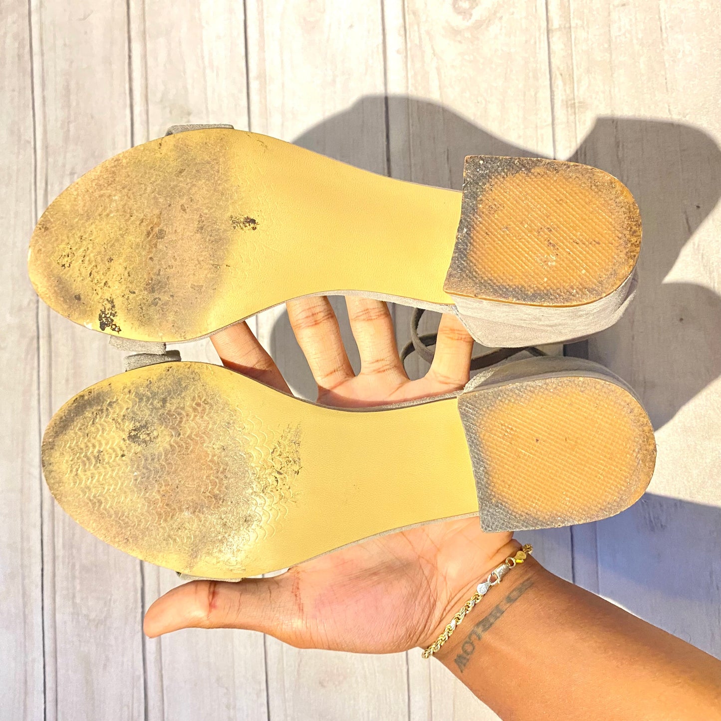 Sandals Heels Block By Steve Madden  Size: 8.5