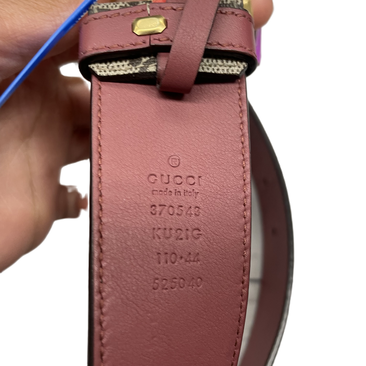 Belt Luxury Designer By Gucci, Size: Large
