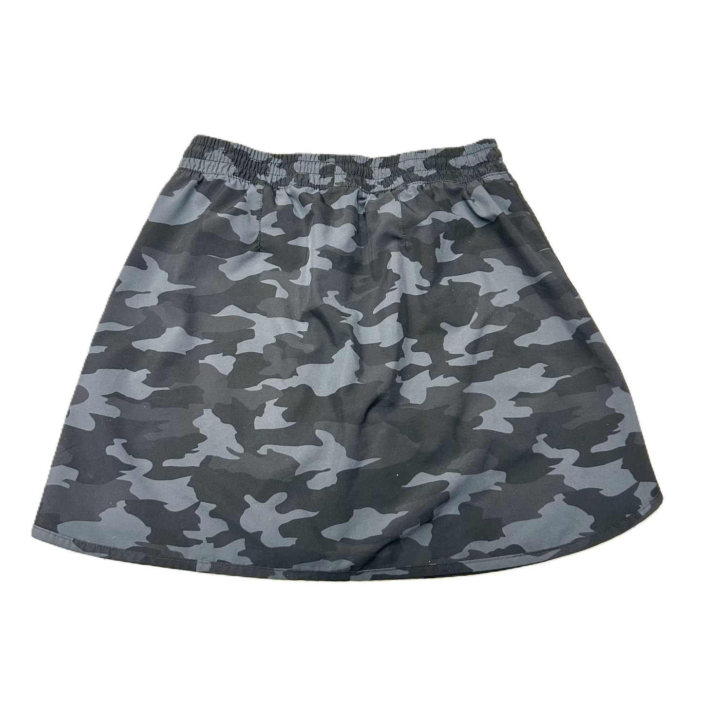 Athletic Skort By Apana In Black & Grey, Size: M