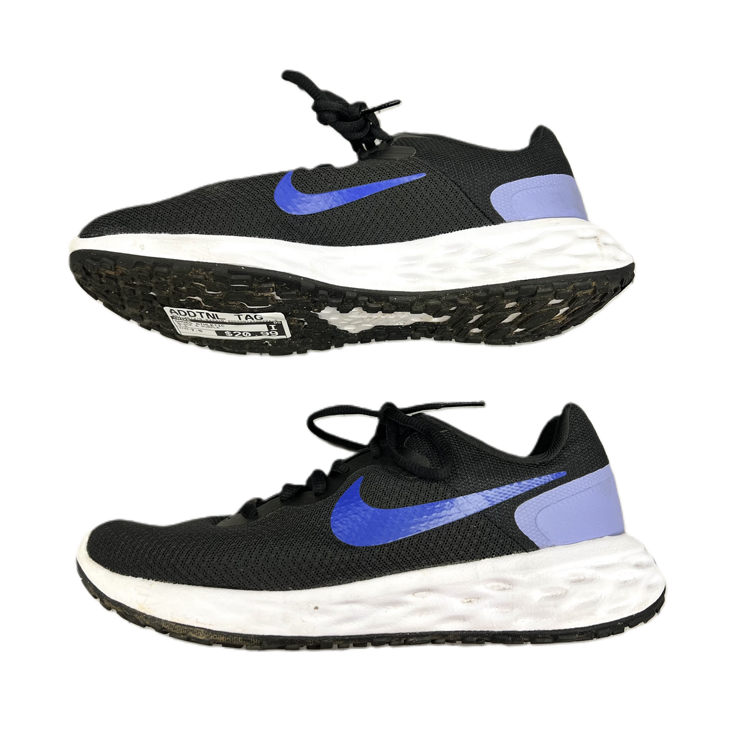 Shoes Athletic By Nike In Black & Purple, Size: 7.5