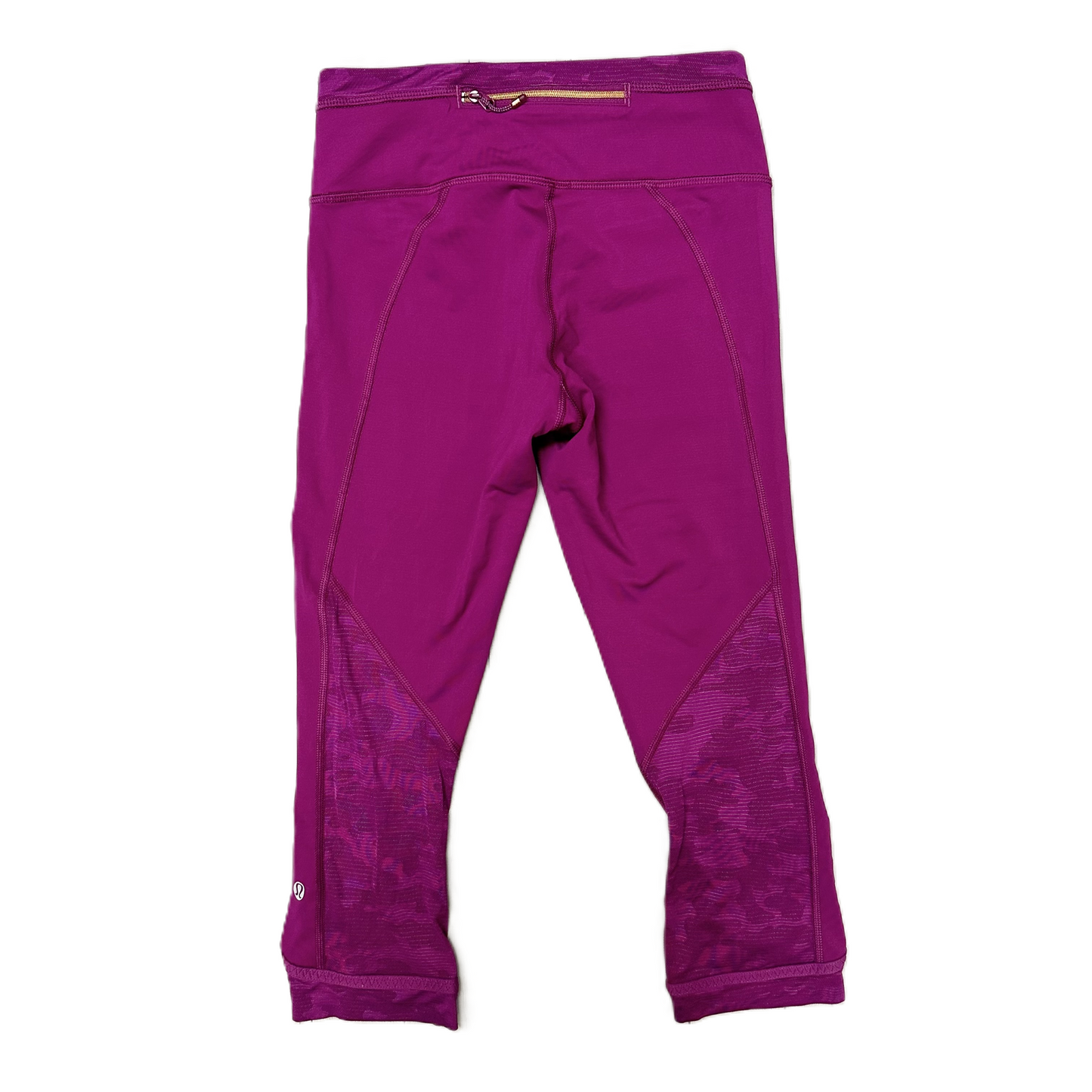 Athletic Leggings Capris By Lululemon In Purple, Size: Xs