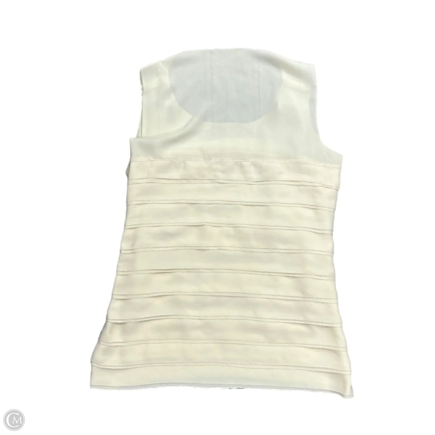 Top Short Sleeve Designer By Tory Burch In Cream, Size: S